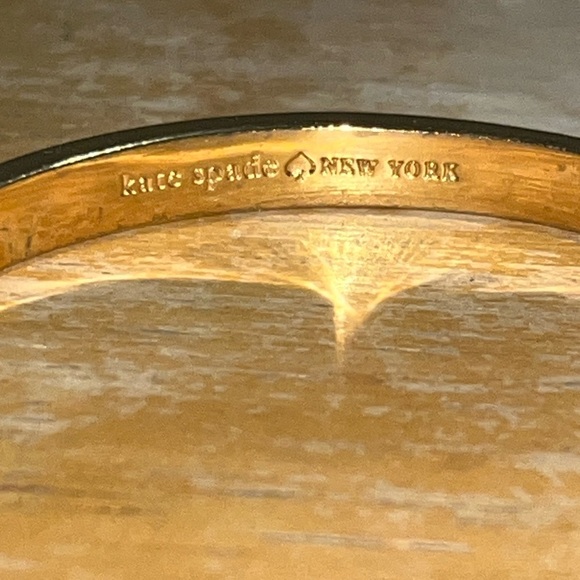 Kate Spade New York Enamel Hinged Bangle Bracelet, Blue - Picture 9 of 13